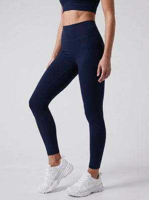 High-Waist Leggings – Marineblau