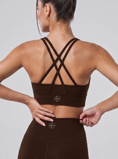 Ballet Sports Top – Chocolate