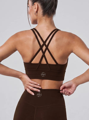Ballet Sports Top – Chocolate