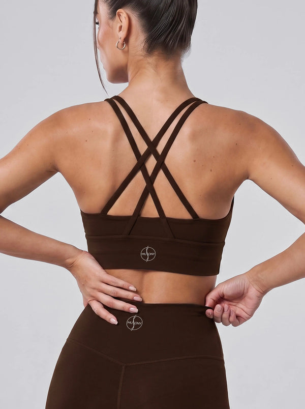 Ballet Sports Top – Chocolate