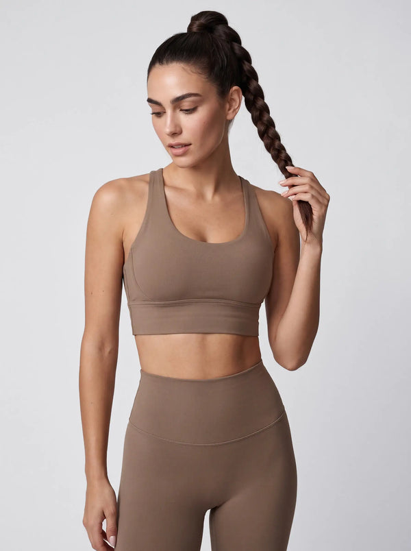 Ballett-Sporttop – Beige