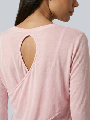 Mesh Longsleeve – Zartrosa