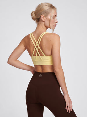 Ballett-Sporttop – Buttergelb
