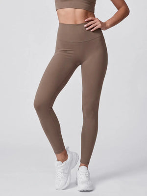 High-Rise Leggings – Beige