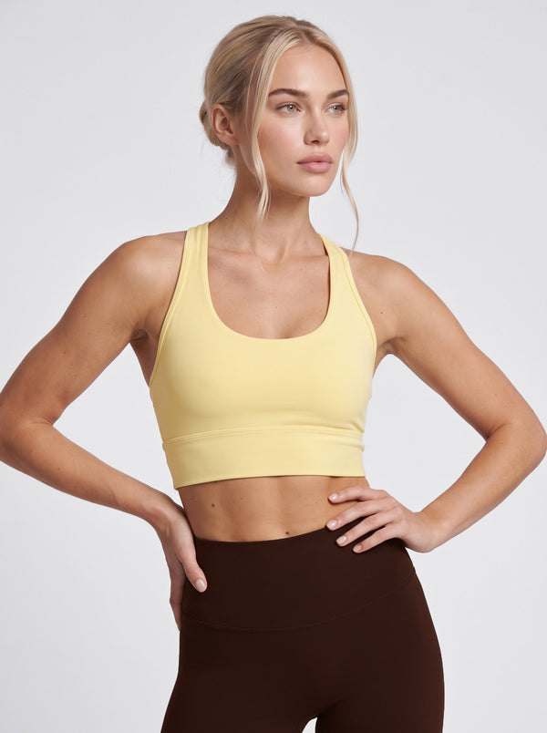 Ballett-Sporttop – Buttergelb