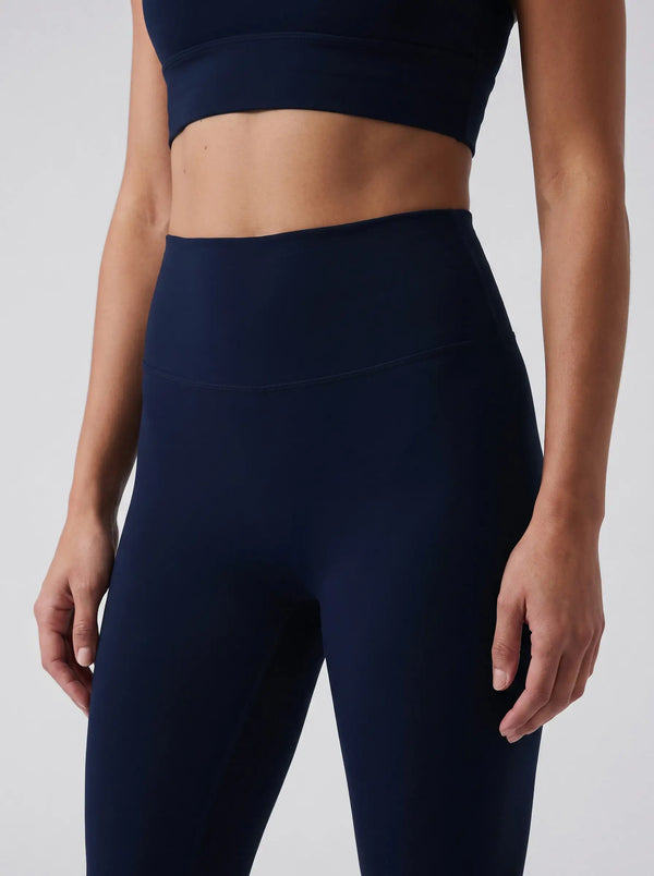 High-Waist Leggings – Marineblau