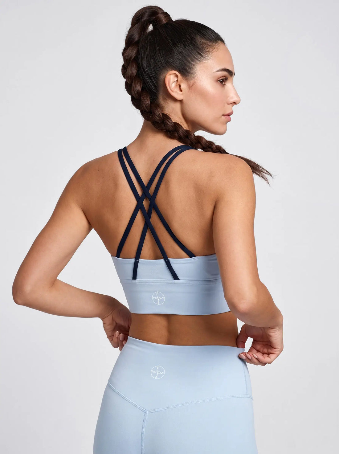 Ballett-Sporttop – Himmelblau