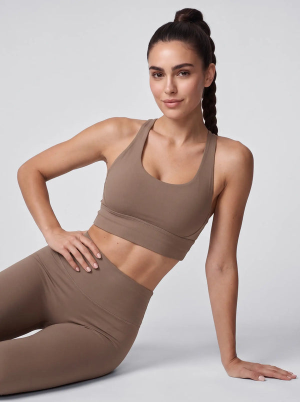 Ballett-Sporttop – Beige