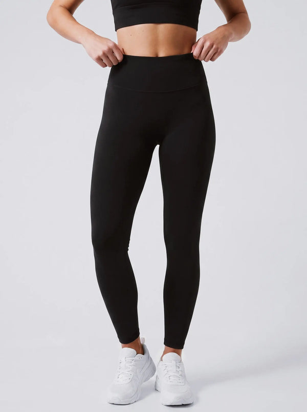 High-Waist Leggings – Schwarz