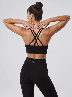 Ballett-Sporttop – Schwarz