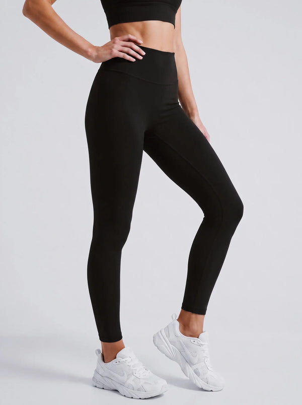High-Waist Leggings – Schwarz