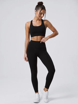 Ballett-Sporttop – Schwarz