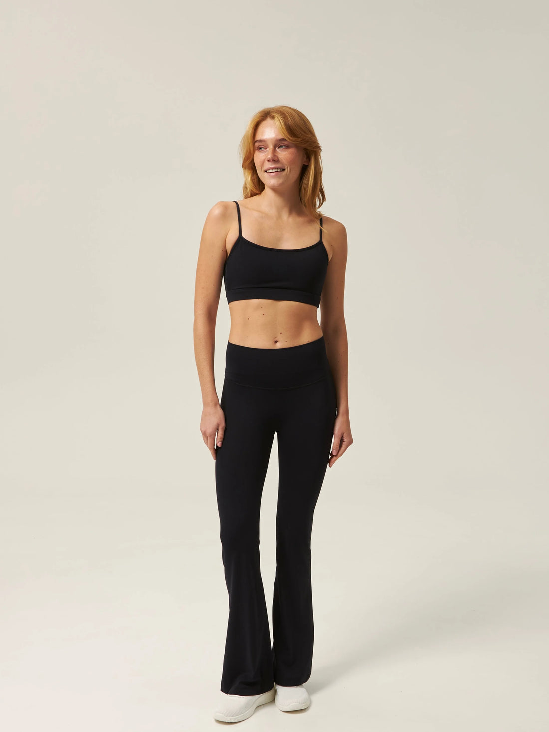 Flare Leggings – Schwarz