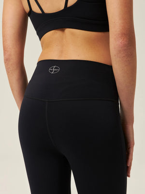 Flare Leggings – Schwarz