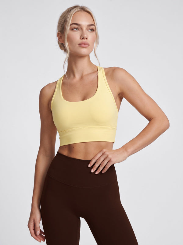 Ballett-Sporttop – Buttergelb