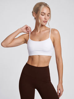 Strappy Sports Bra – White