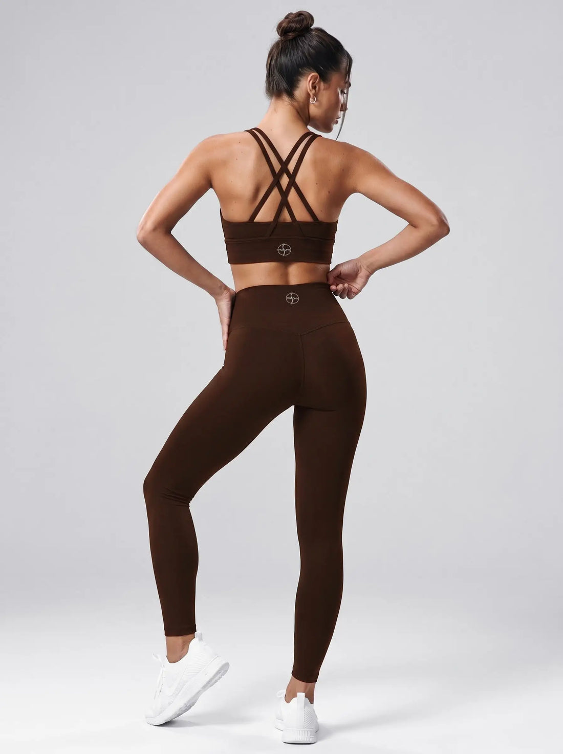 Ballett-Sporttop – Schokobraun