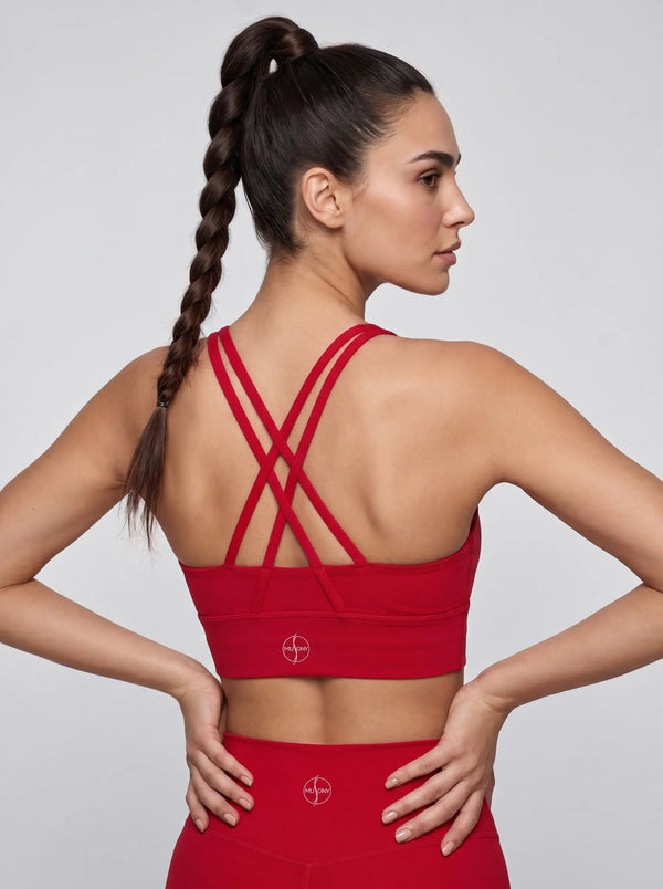 Ballett-Sporttop – Rot