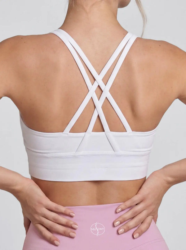Ballett-Sporttop – Weiß