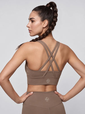 Ballett-Sporttop – Beige