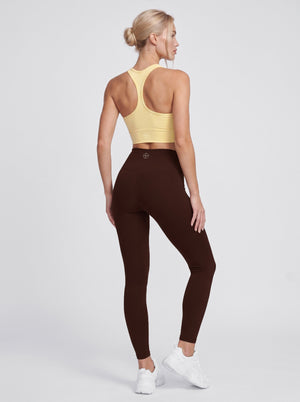 Racerback Sport-BH – Buttergelb