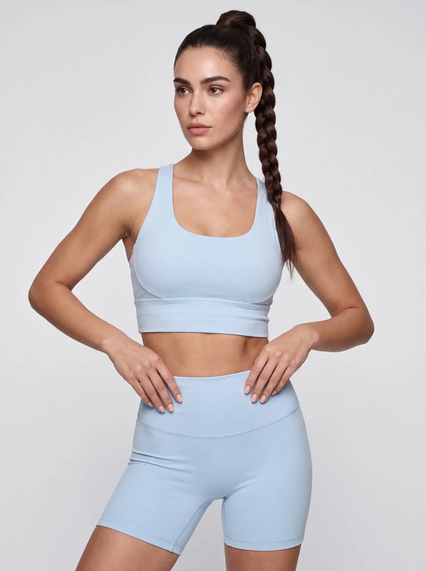 Ballett-Sporttop – Himmelblau