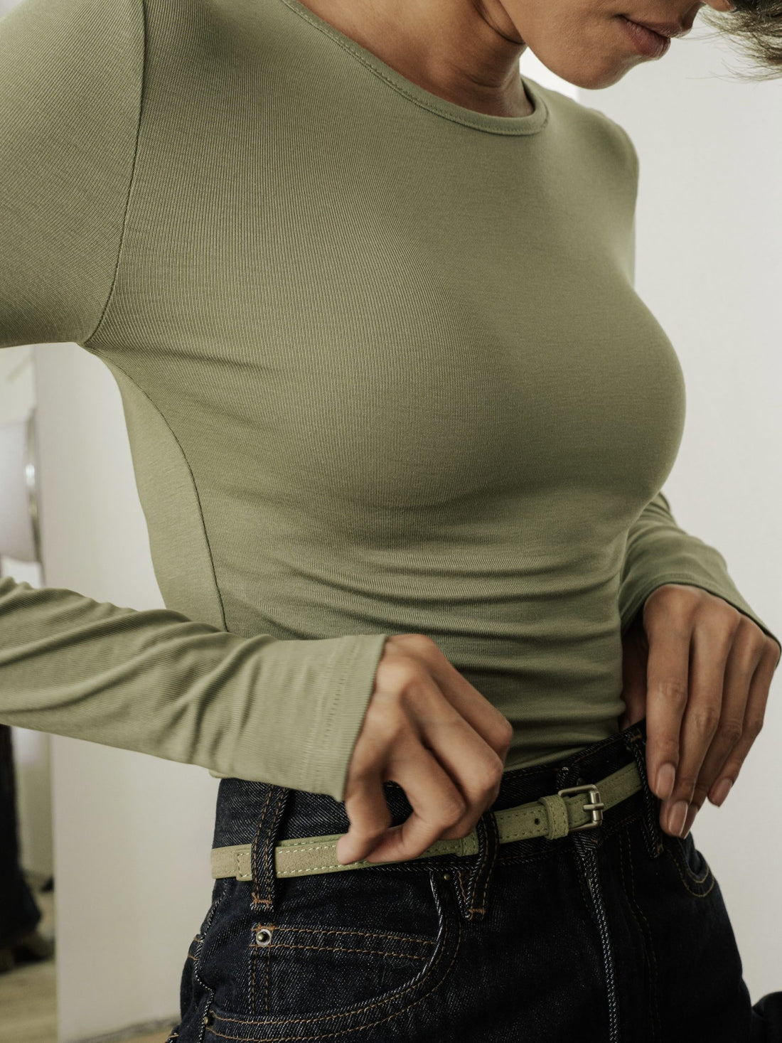 Lyocell Long Sleeve – Olive